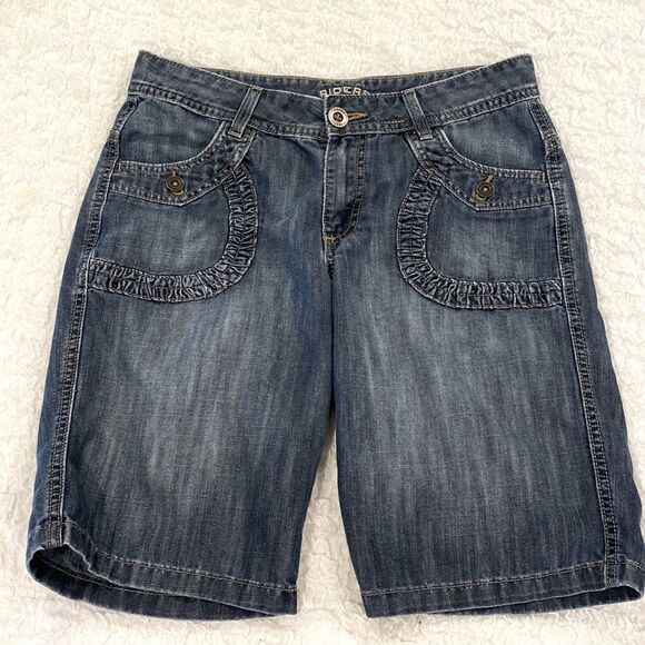 Riders Copper Denim Jean Bermuda Shorts Size 5M - Picture 1 of 9